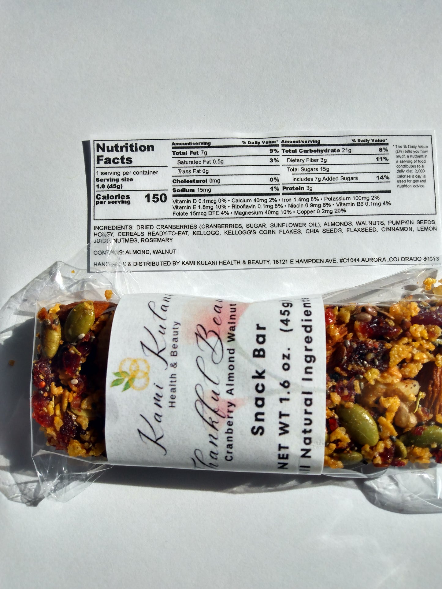 Thankful Beauty Snack Bar